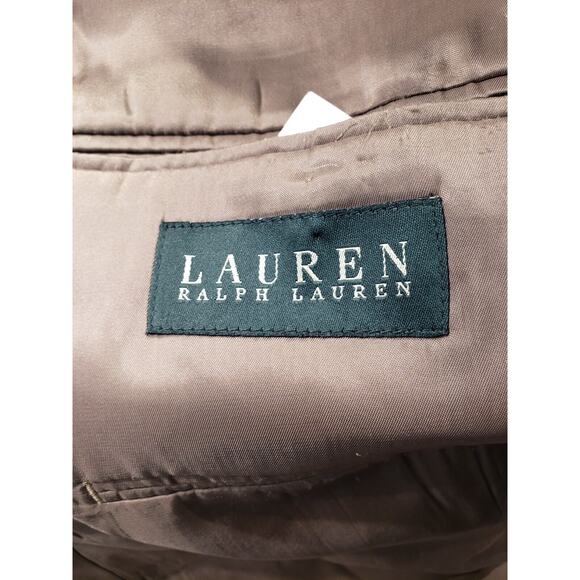 Lauren Ralph Lauren Blazer Men's 42 S Beige 100% Wool Suit Jacket Sport Coat - Picture 7 of 12